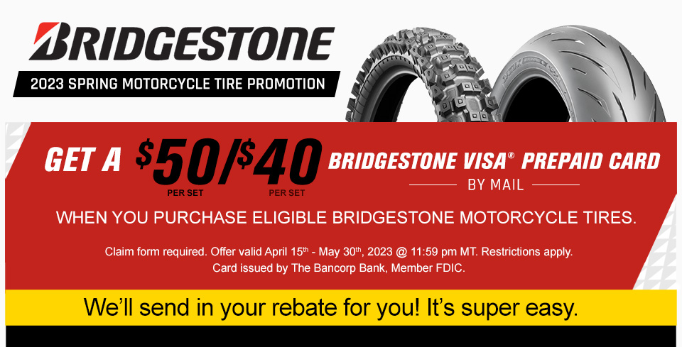 Bridgestone 2023 Spring Rebate