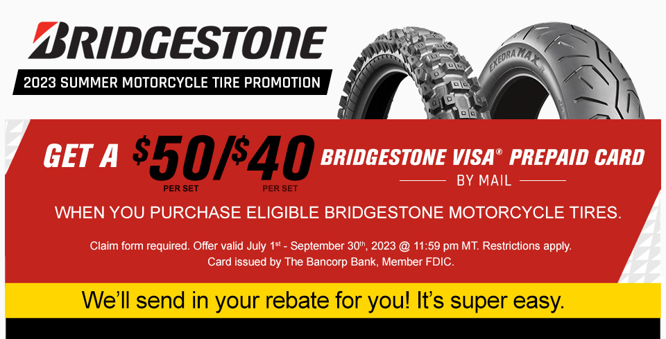Bridgestone 2023 Summer Rebate
