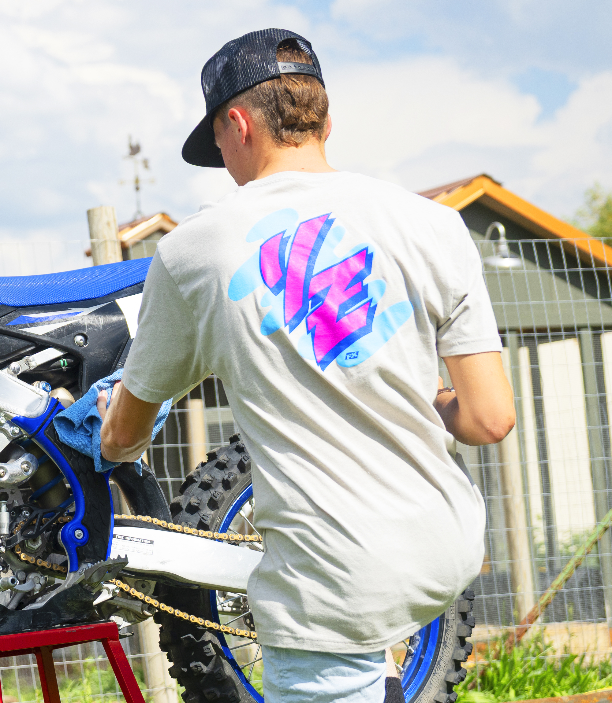 Man wearing a Factory Effex shirt
