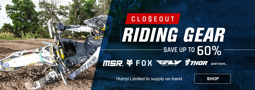 Closeout Riding Gear
