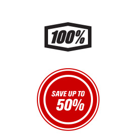 100 Percent, Save up to 50 percent