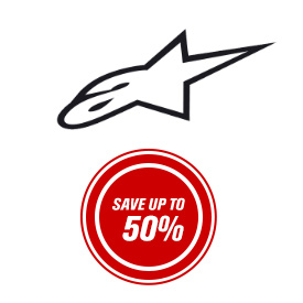 Alpinestars, Save up to 50 percent