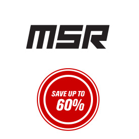 MSR, Save up to 60 percent