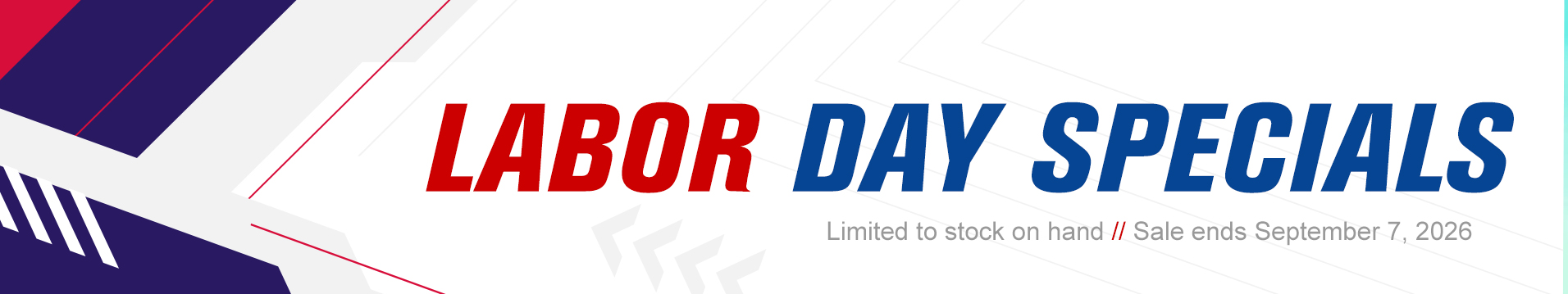 Labor Day Specials