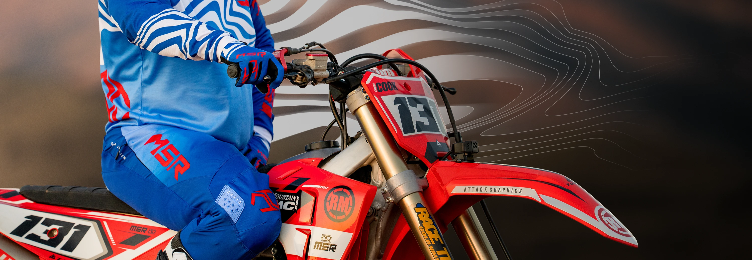 Riders wearing MSR Axxis gear highlighting the 600D construction