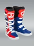 Red White Blue M3X Boots