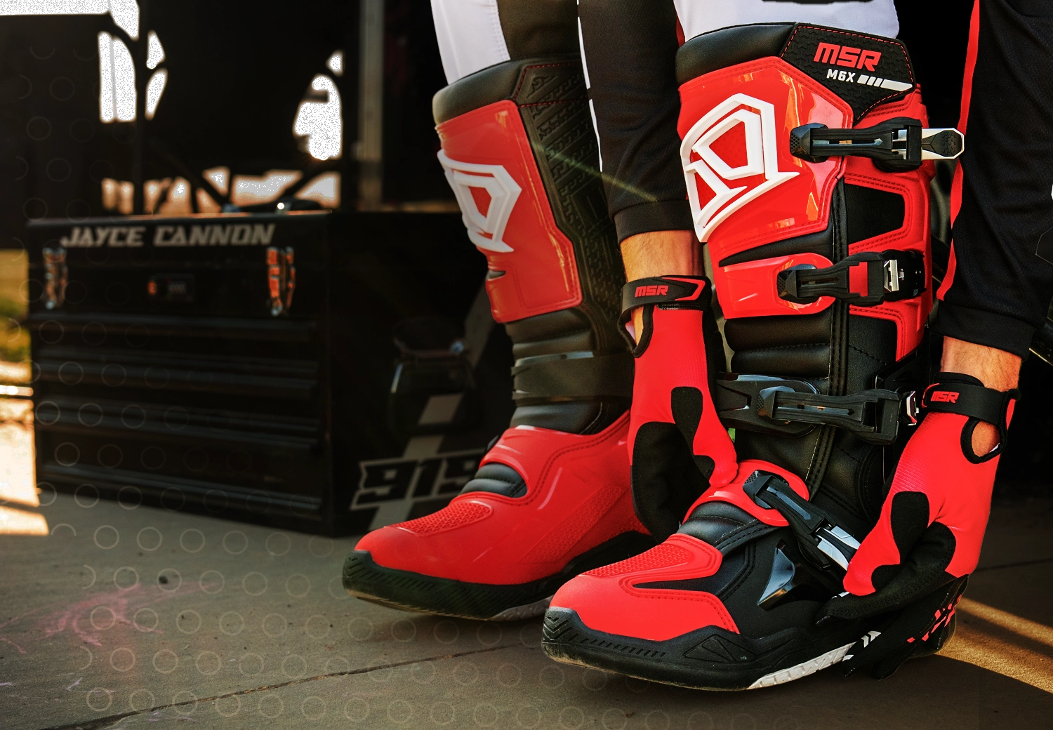 Close-up of the MSR M6X Enduro Boot's bonded Enduro sole