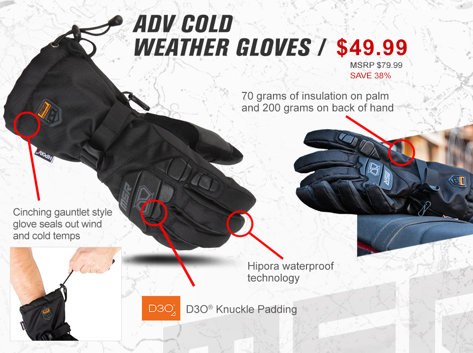MSR Adv Cold Weather Gloves