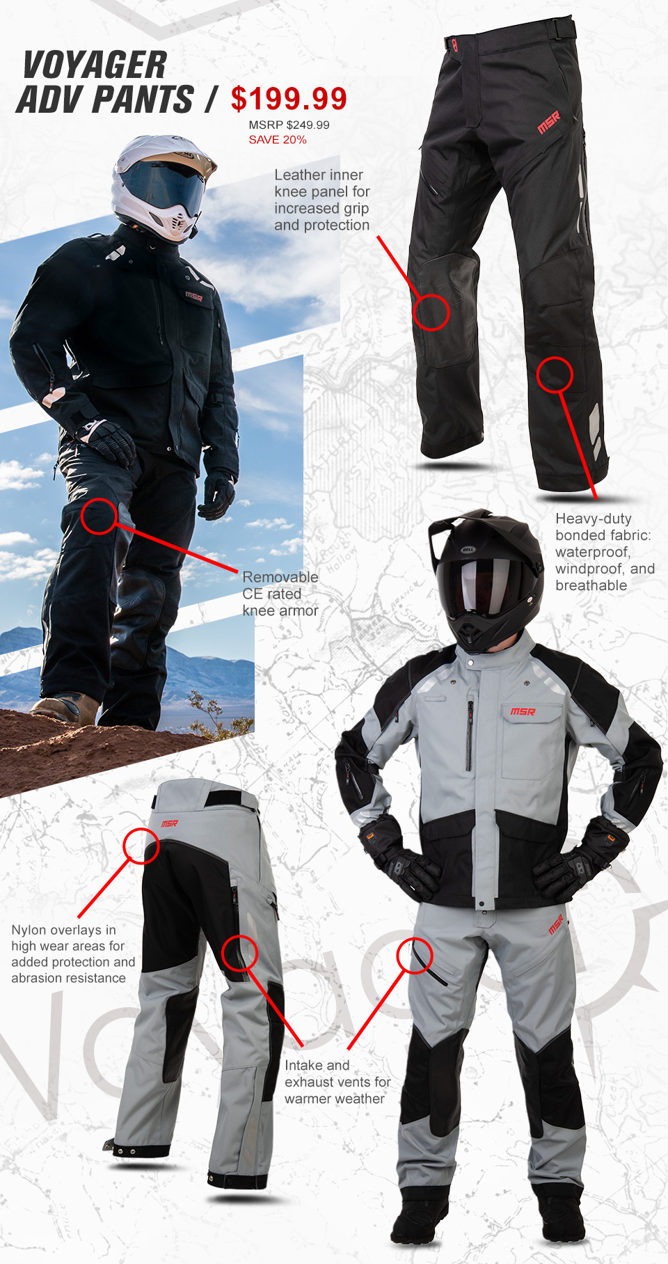 MSR Voyager ADV Gear | Adventure Rider