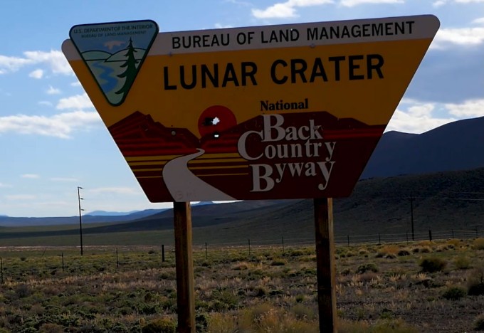 Lunar Crater Sign