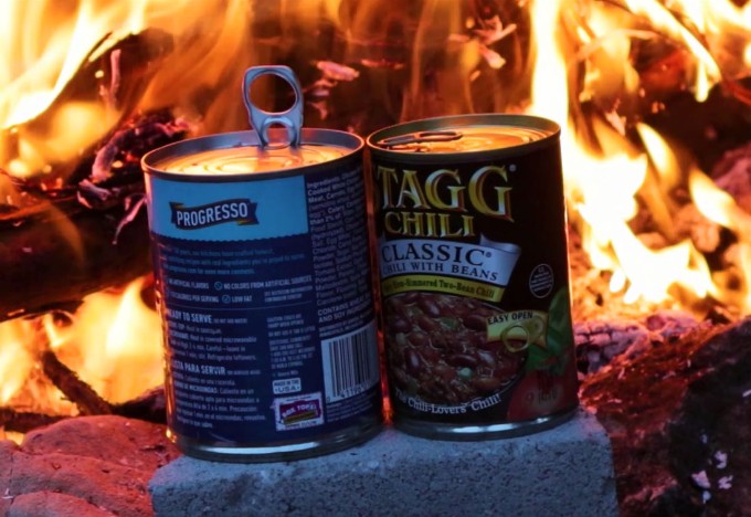 Cooking Dinner on a Campfire
