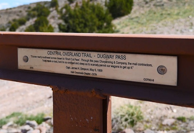 Central Overland Trail - Dugway Pass