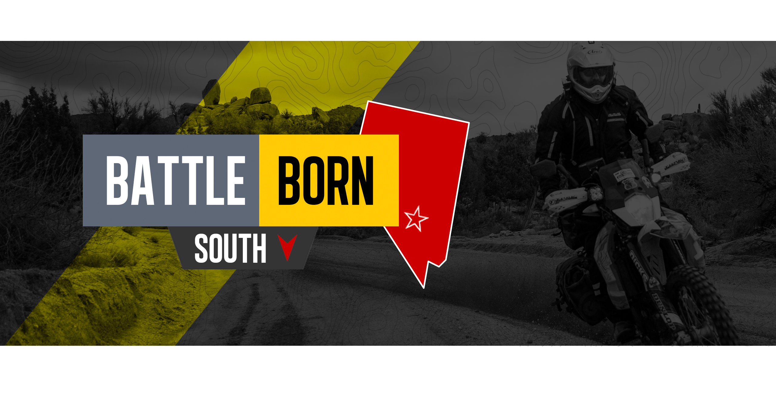 Battle Born South Nevada Adventure Motorcycle Ride Header