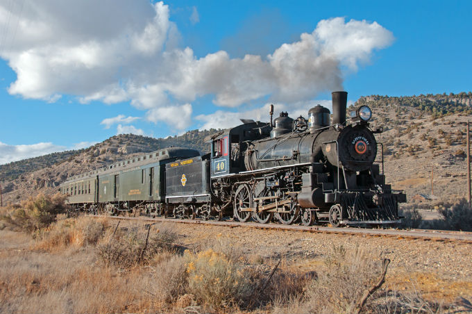 Nevada Northern Steam Locomotive