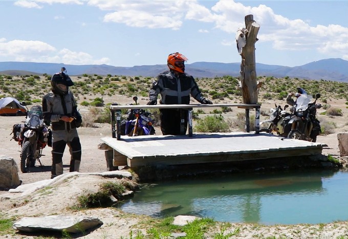 Resting at Spencer Hot Springs