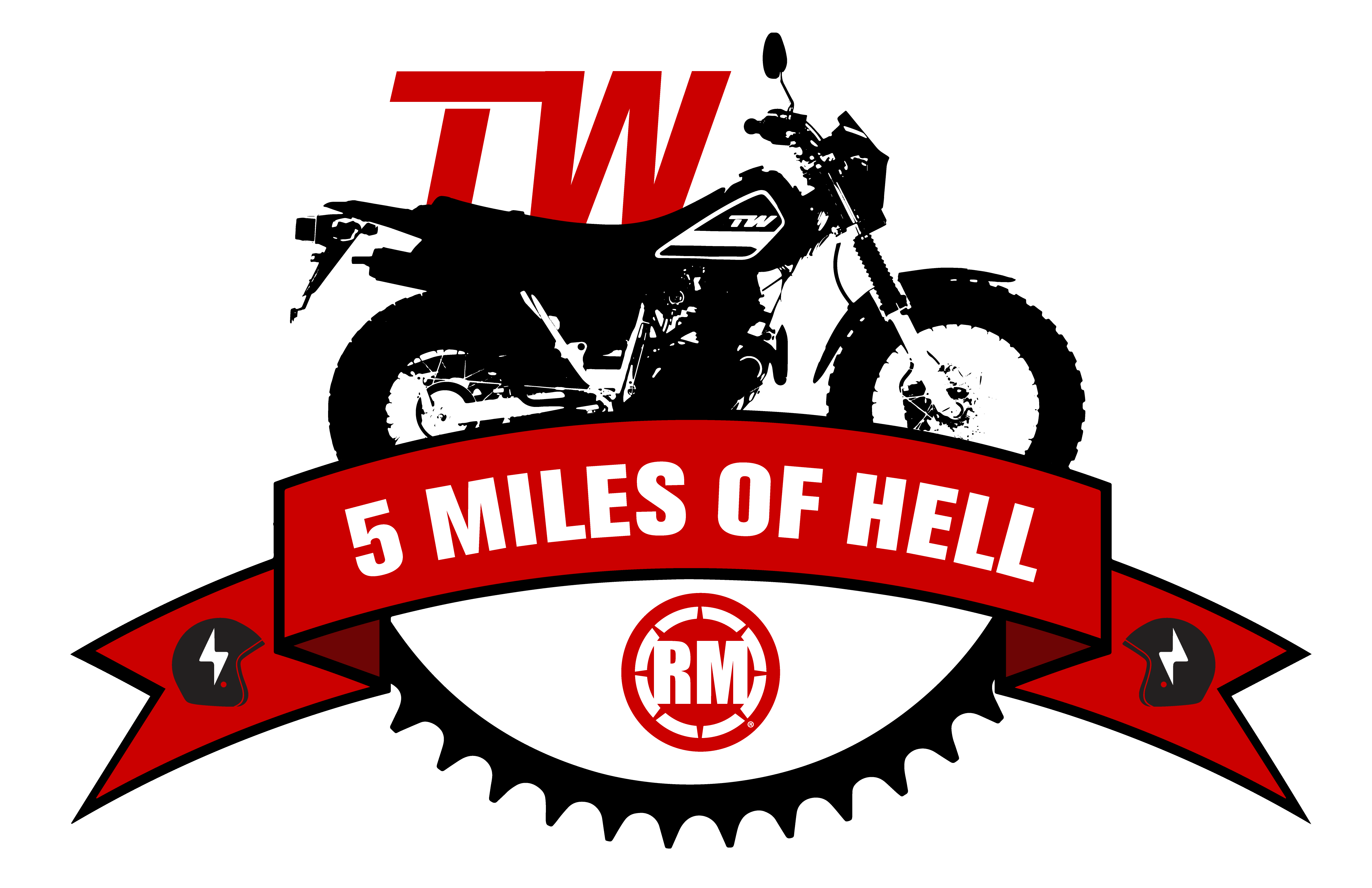 TW200 5 Miles of Hell Logo
