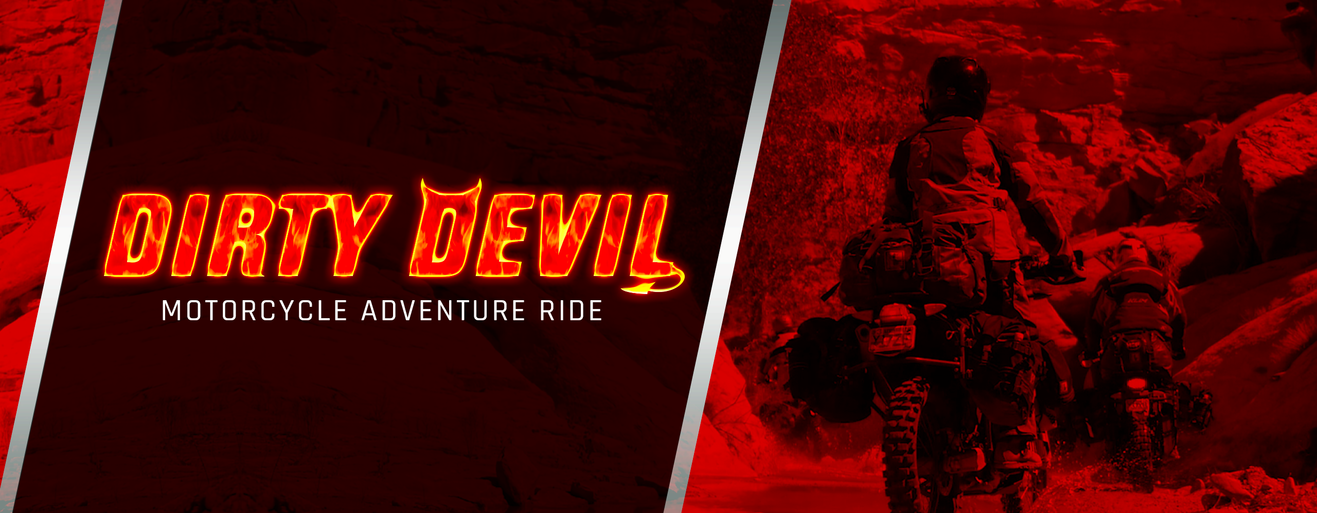 Dirty Devil Adventure Motorcycle Ride Header