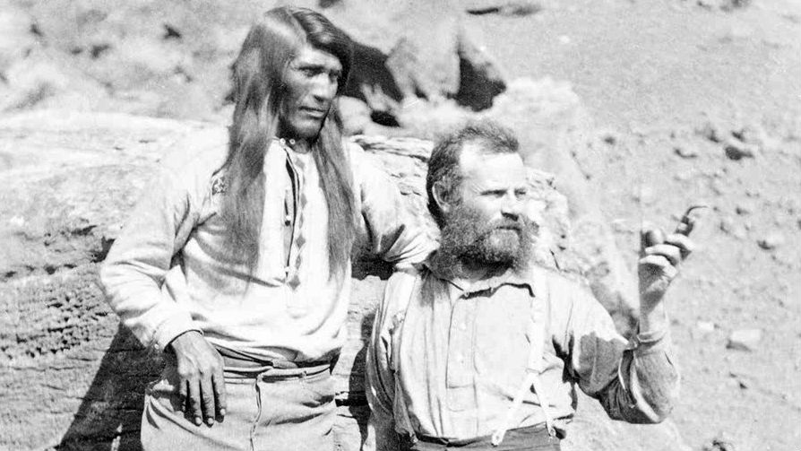 John Wesley Powell with Tau-gu