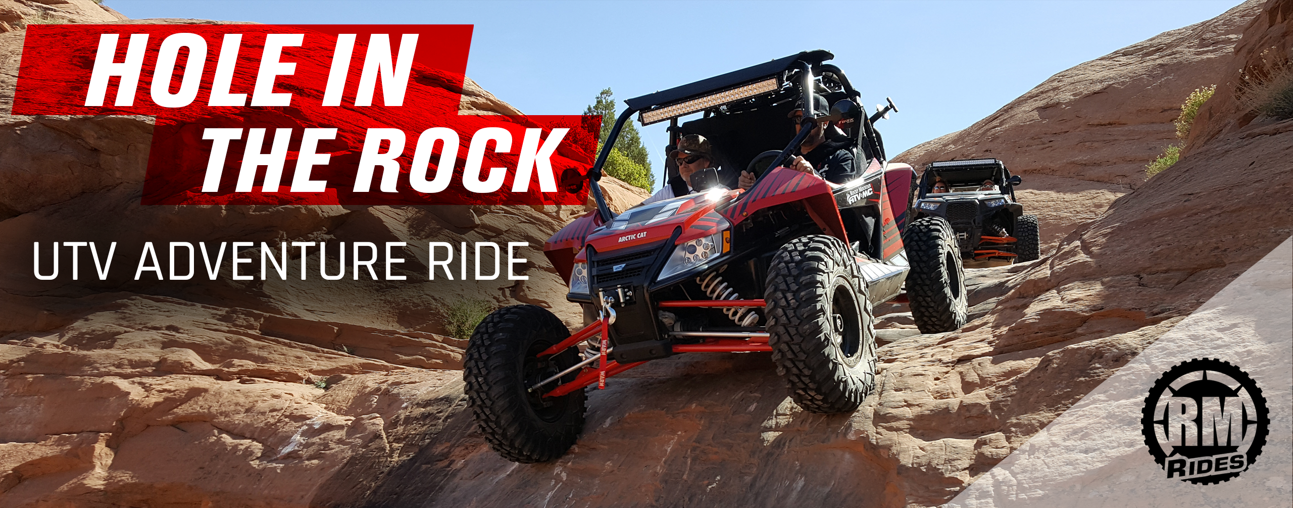 Hole in the Rock East UTV Ride Header