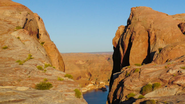 Looking Through Hole-in-the-Rock