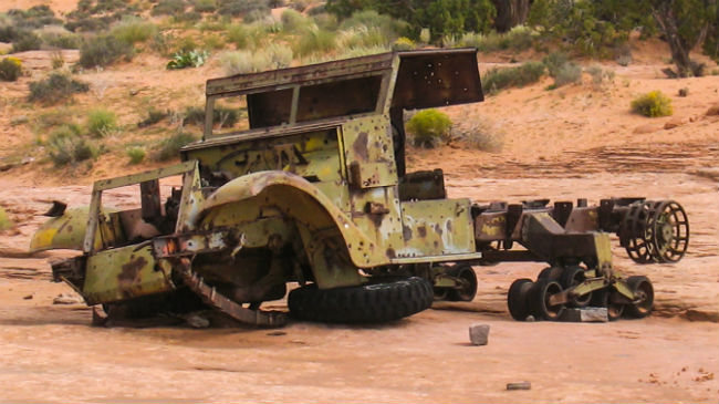 Old Miltary M3 Half-Track