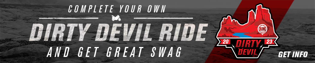 Complete your own Dirty Devil Ride and get great swag, Dirty Devil Decal