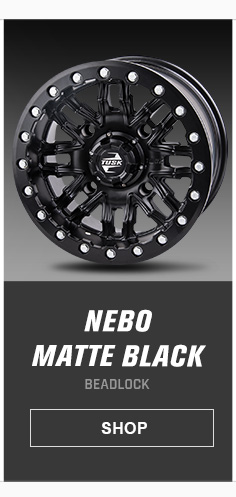 Nebo Matte Black Beadlock - SHOP