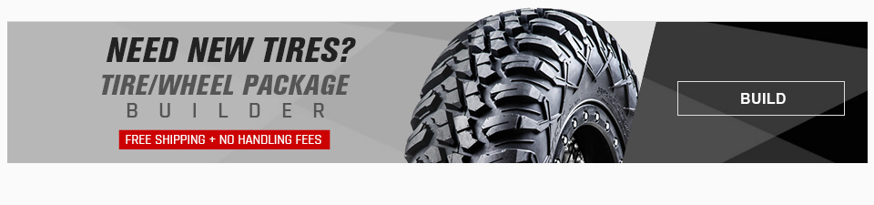 Need new tires? Tire/wheel package builder, free shipping plus no handling fees.
