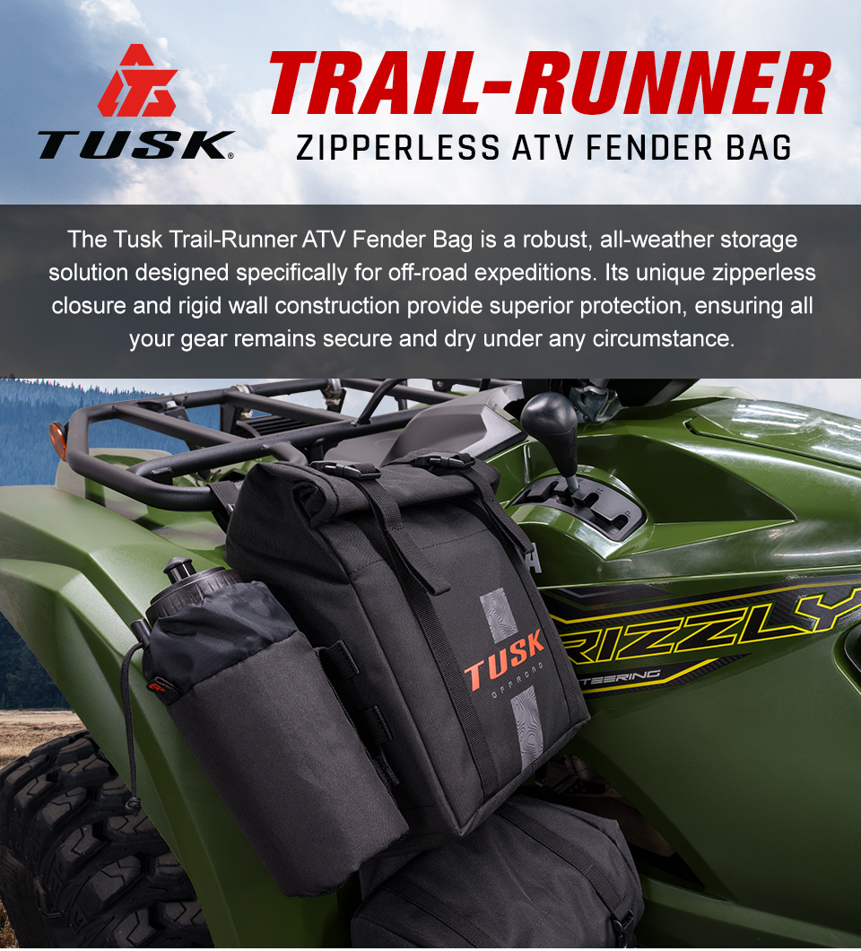 Tusk Trail-Runner Zipperless ATV Fender Bag