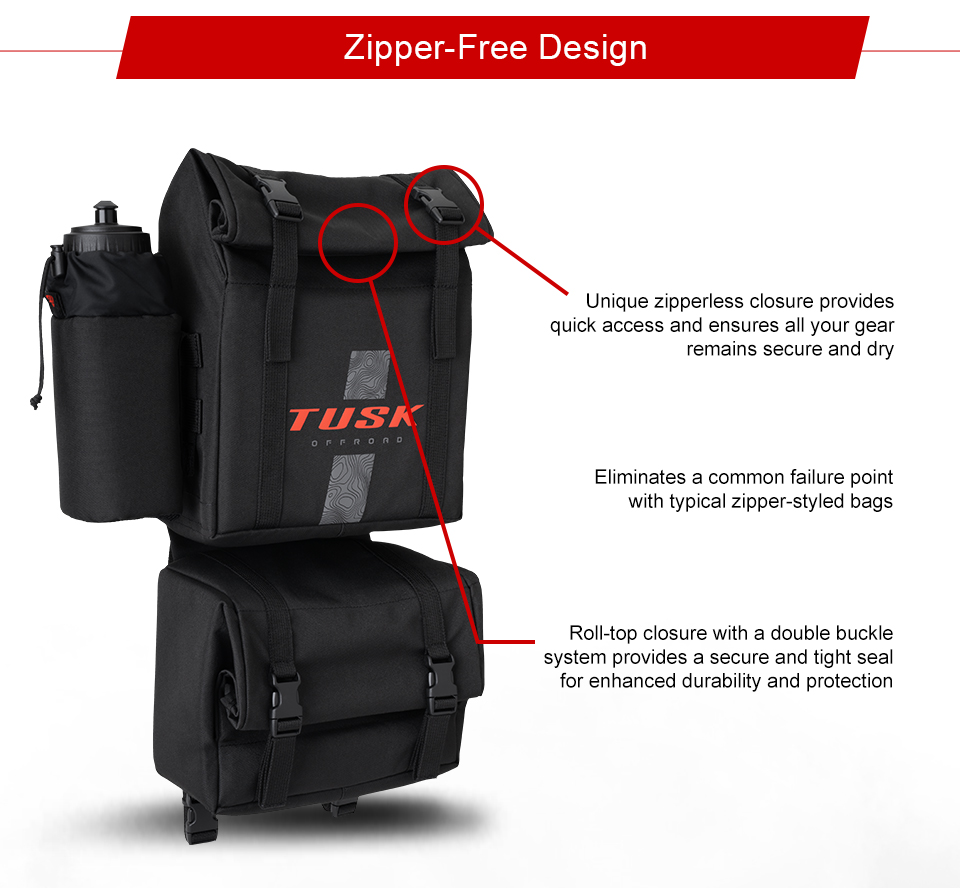 Tusk Trail-Runner Zipperless ATV Fender Bag