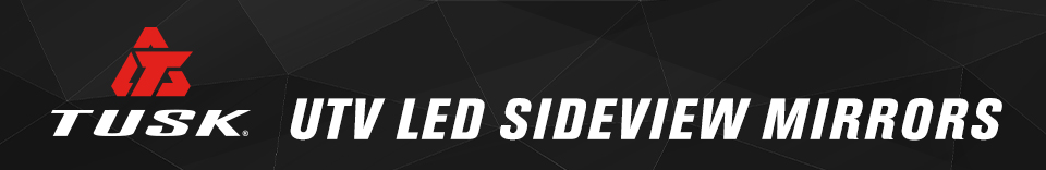 New, Limited-Time Sale, Tusk UTV LED Sideview Mirrors