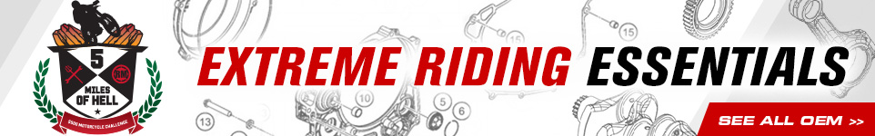 Exreme Riding Essentials next to 5 Miles of Hell logo - Click to see OEM parts