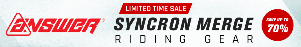Answer Limited Time Sale, Syncron Merge Riding Gear, Save up to 70 percent