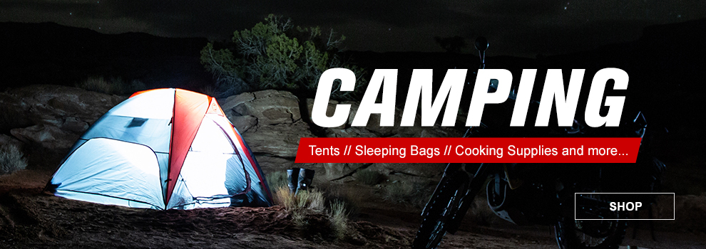 Camping, Tents, Sleeping Bags, Cooking Supplies, and more, a tent lit up in the night desert, link, shop