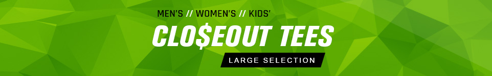 Men's // Women's // Kids', Closeout tees, large selection
