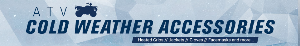 ATV Cold Weather Accessories - Heated grips // Jackets // Gloves // Facemasks and more...