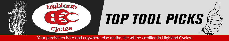 Highland Cycles Top Tool Picks, Your purchases here and anywhere else on the site will be credited to Highland Cycles