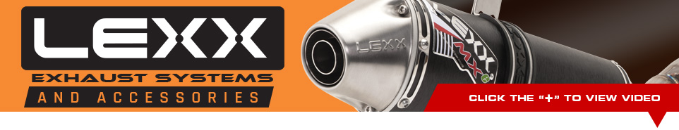 Lexx exhaust systems and accessories - click the "+" to view video