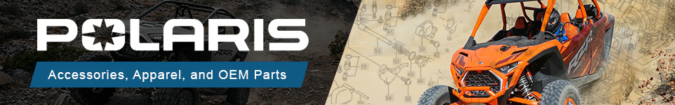 Polaris accessories, apparel, and OEM parts