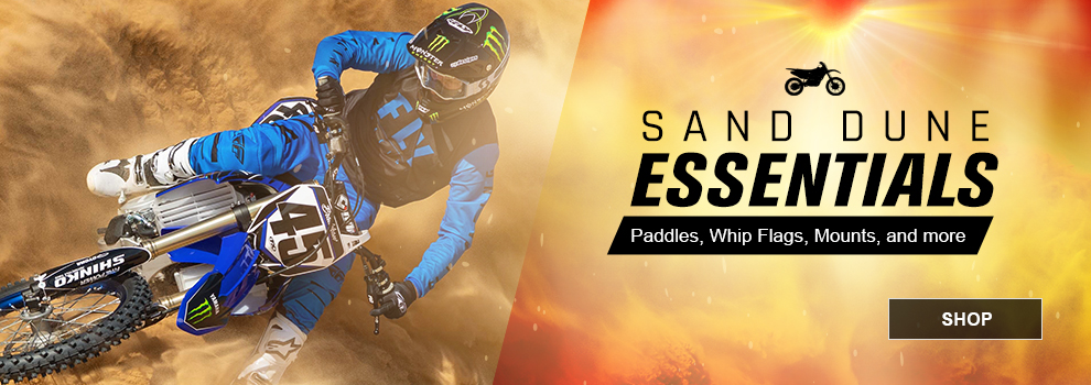 Dirt Bike Sand Dune Essentials, Paddles, Whip Flags, and more, link, shop