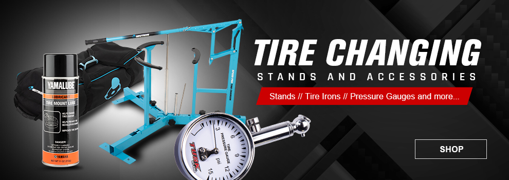 Tire Changing Stands and Accessories, stands, tire irons, pressure gauges, and more, link, shop