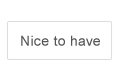 Nice to have