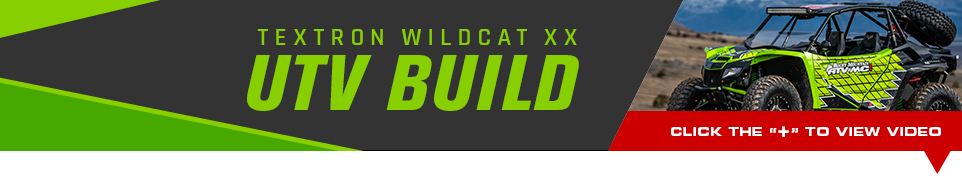 Textron Wildcat XX UTV Build next to a textron UTV - Click below to view video