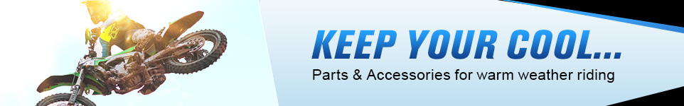 Keep your cool.... Parts and accessories for warm weather riding