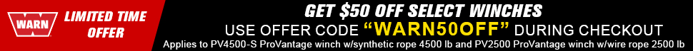 Warn $50 off offer code