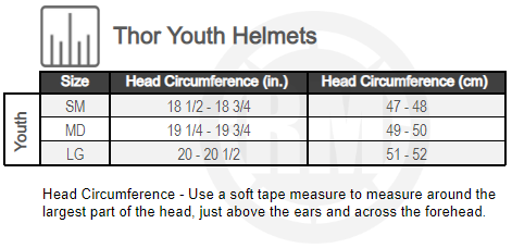 Helmet Size Chart