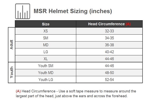 Msr Boots Size Chart