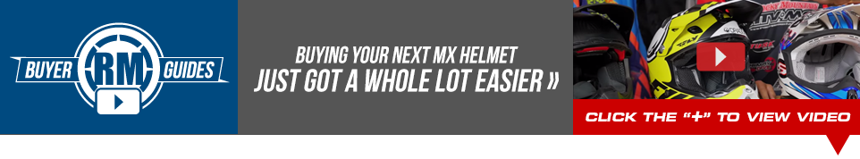 RM Buyer Guides - Buying your next MX helmet just got a whole lot easier - Click below to view video