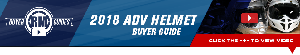 RM Buyer Guides - 2018 ADV Helmet Buyer Guide - Click below to view video