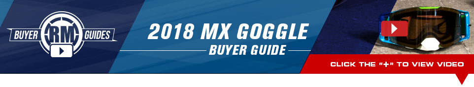 RM Buyer Guides - 2018 MX Goggle Buyer Guide - Click below to the video